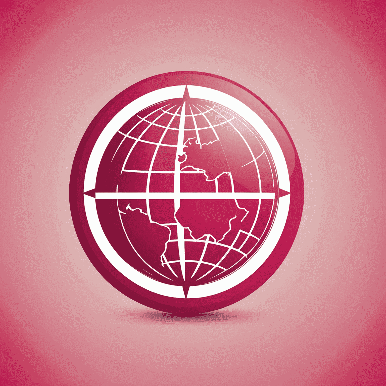 Company logo featuring a stylized globe icon in red and pink colors, symbolizing worldwide mobile and internet connectivity for travel